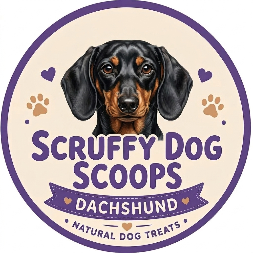 4 X REWARD MIX  & PERSONALISED BREED TREAT BAG  - Scruffy Dog Scoops –  Natural Dog Treat