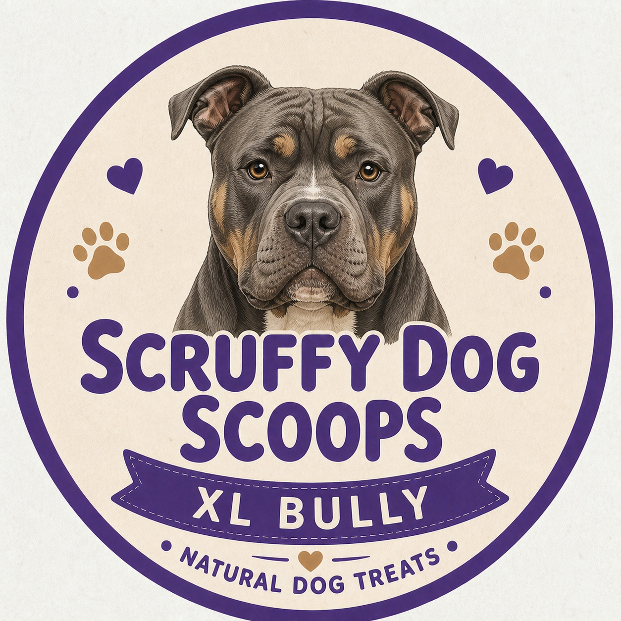 4 X REWARD MIX  & PERSONALISED BREED TREAT BAG  - Scruffy Dog Scoops –  Natural Dog Treat