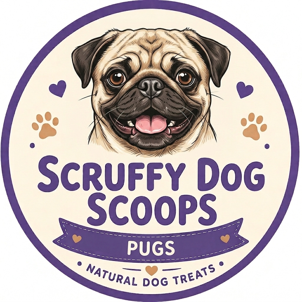 4 X REWARD MIX  & PERSONALISED BREED TREAT BAG  - Scruffy Dog Scoops –  Natural Dog Treat