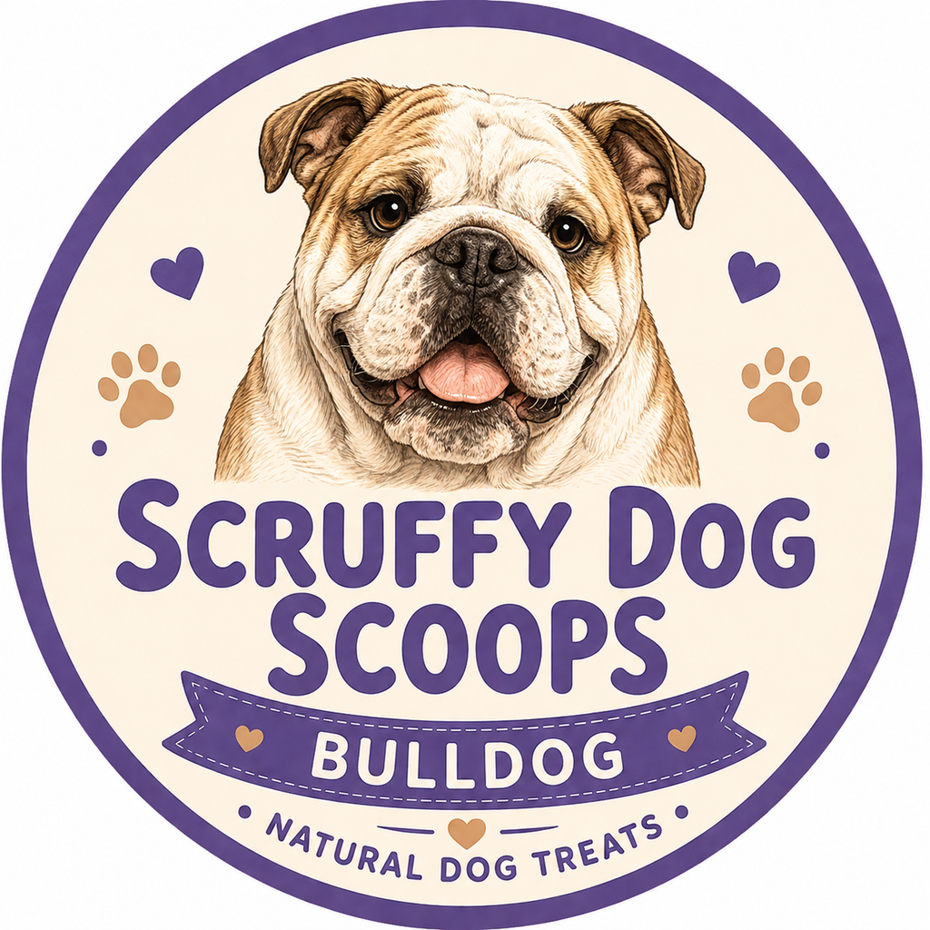 4 X REWARD MIX  & PERSONALISED BREED TREAT BAG  - Scruffy Dog Scoops –  Natural Dog Treat