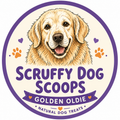The SENIOR Bag by Scruffy Dog Scoops - Golden Oldie - Easy to chew natural dog treats.