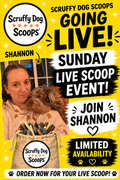 Scruffy Dog Scoops – Ulitmate Live Scoop Bag - Natural Dog Treat Selection