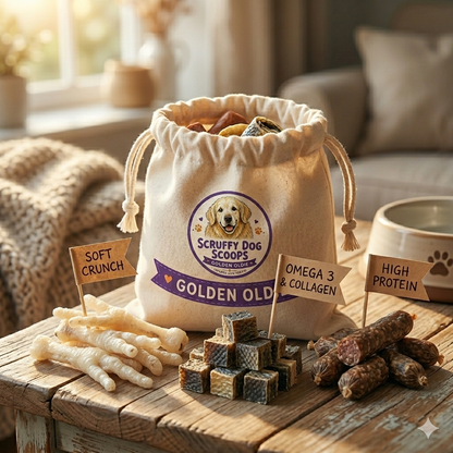 THE ROSS SCOOP - Scruffy Dog Scoops –  Natural Dog Treat Selection £15