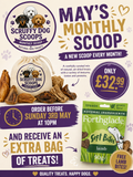 Monthly Dog Treat Scoop Bag | Natural Dog Treat Scoop | Dog Treat Box UK