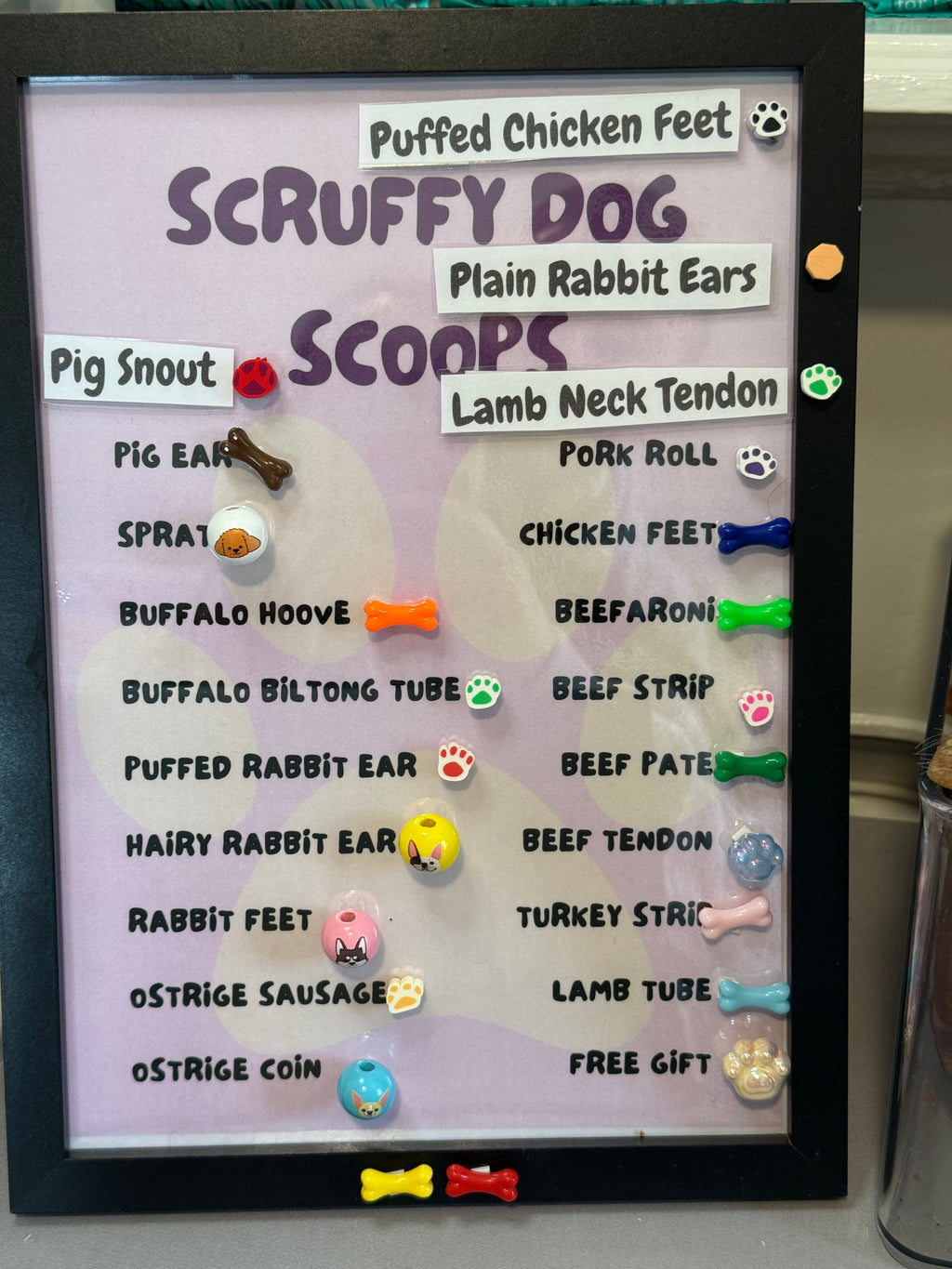 Scruffy Dog Scoops – The Gold Scoop Natural Dog Treat Selection