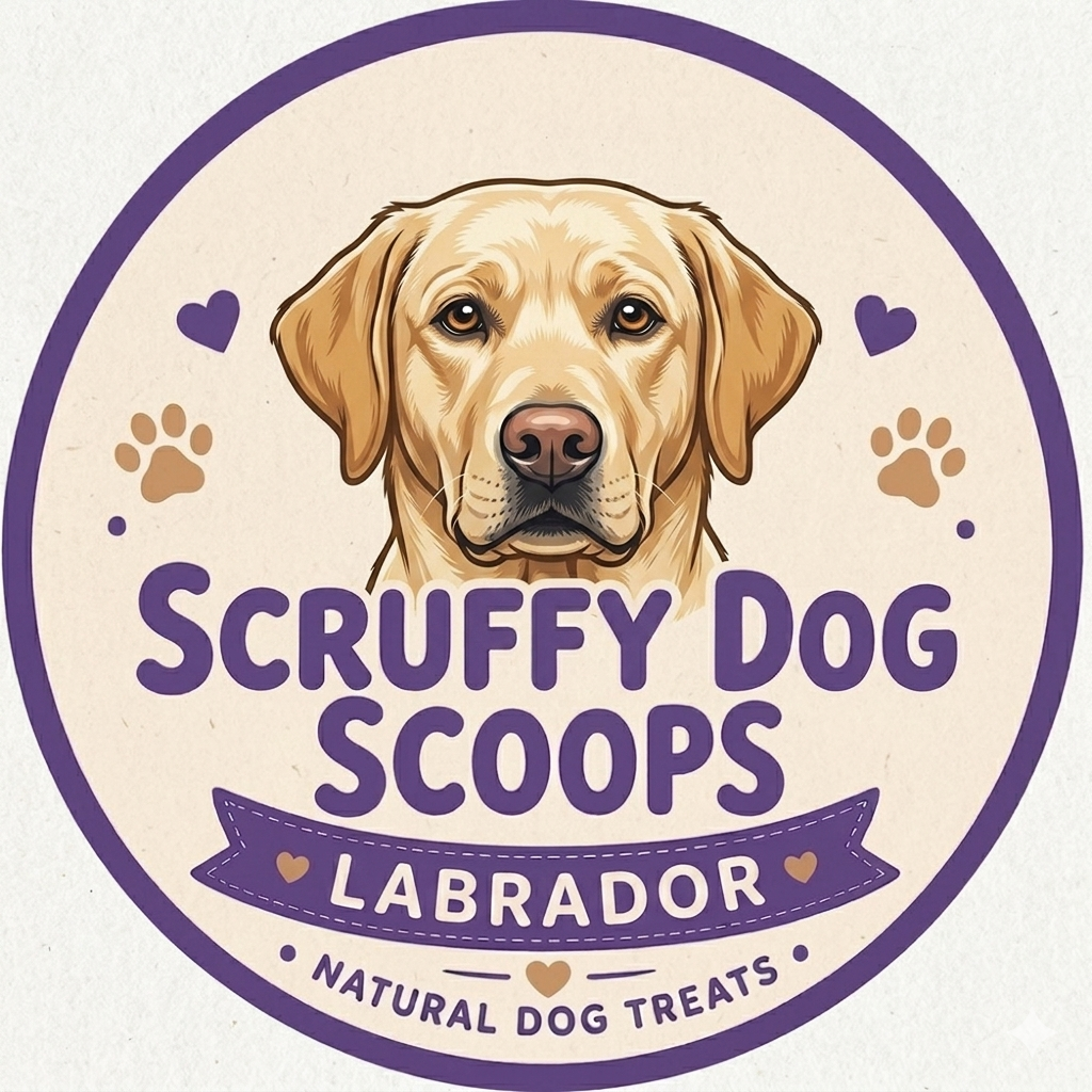 4 X REWARD MIX  & PERSONALISED BREED TREAT BAG  - Scruffy Dog Scoops –  Natural Dog Treat