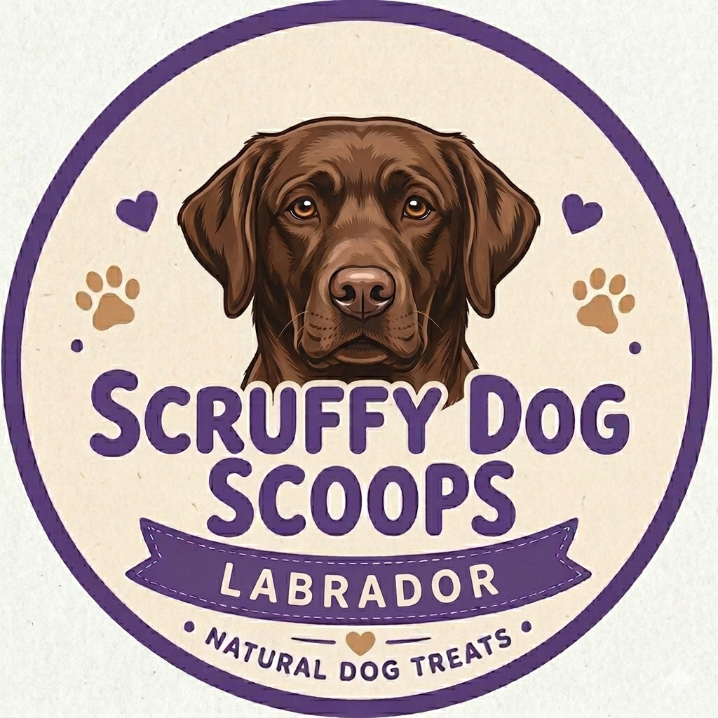 4 X REWARD MIX  & PERSONALISED BREED TREAT BAG  - Scruffy Dog Scoops –  Natural Dog Treat