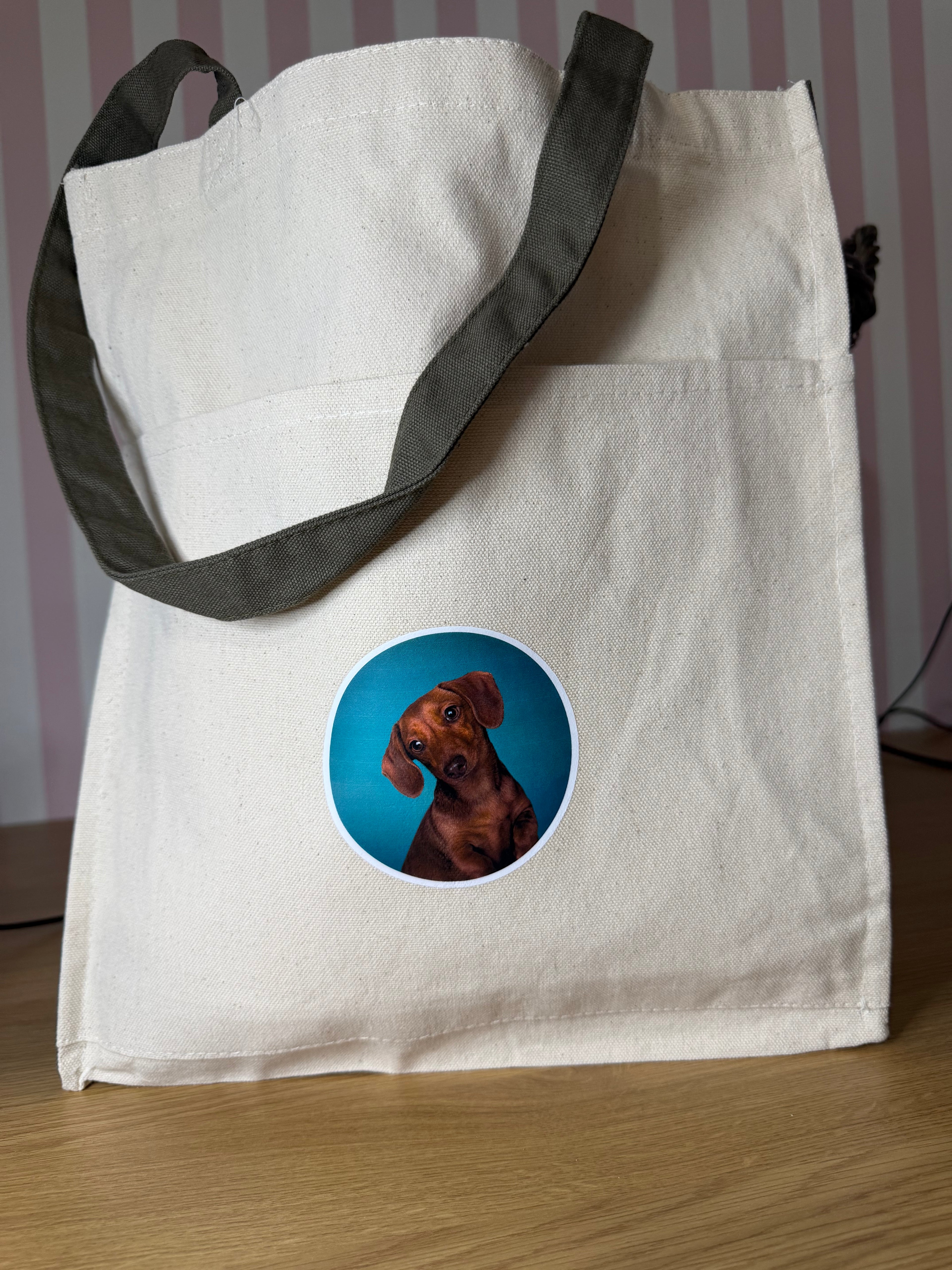 Personalised Animal Lover Canvas Tote Bag - SCRUFFY DOG SCOOP
