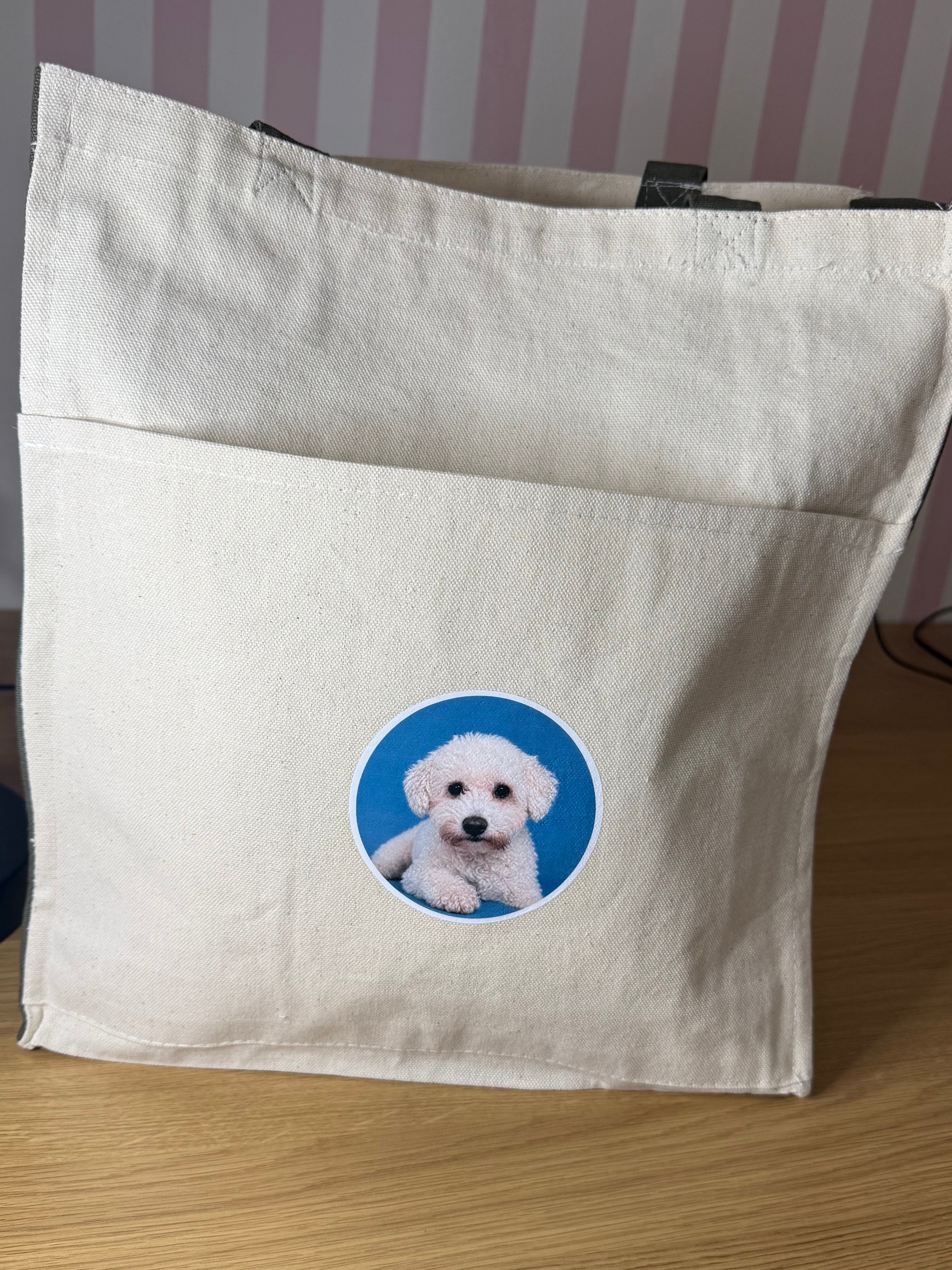 Personalised Animal Lover Canvas Tote Bag - SCRUFFY DOG SCOOP