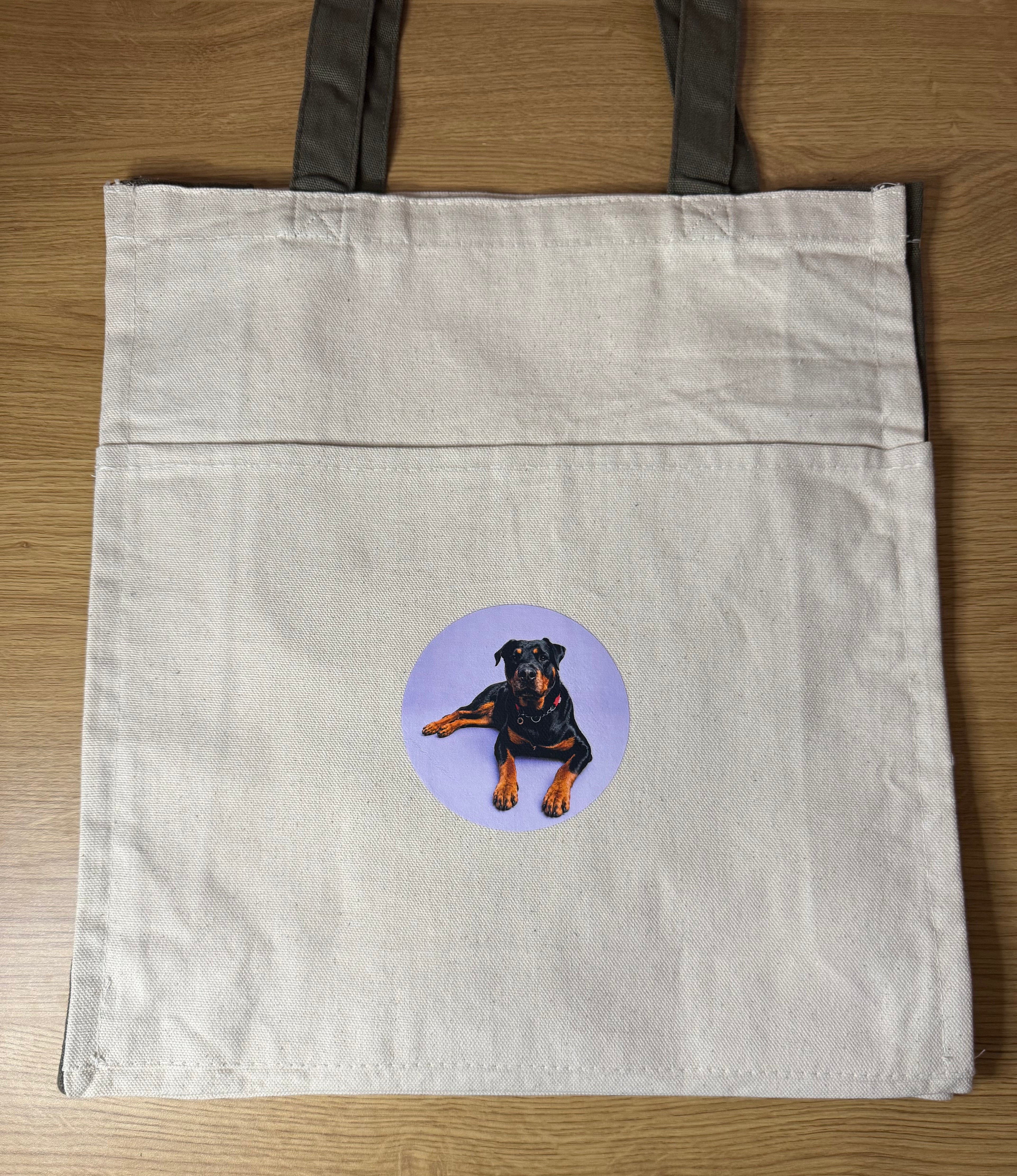 Personalised Animal Lover Canvas Tote Bag - SCRUFFY DOG SCOOP