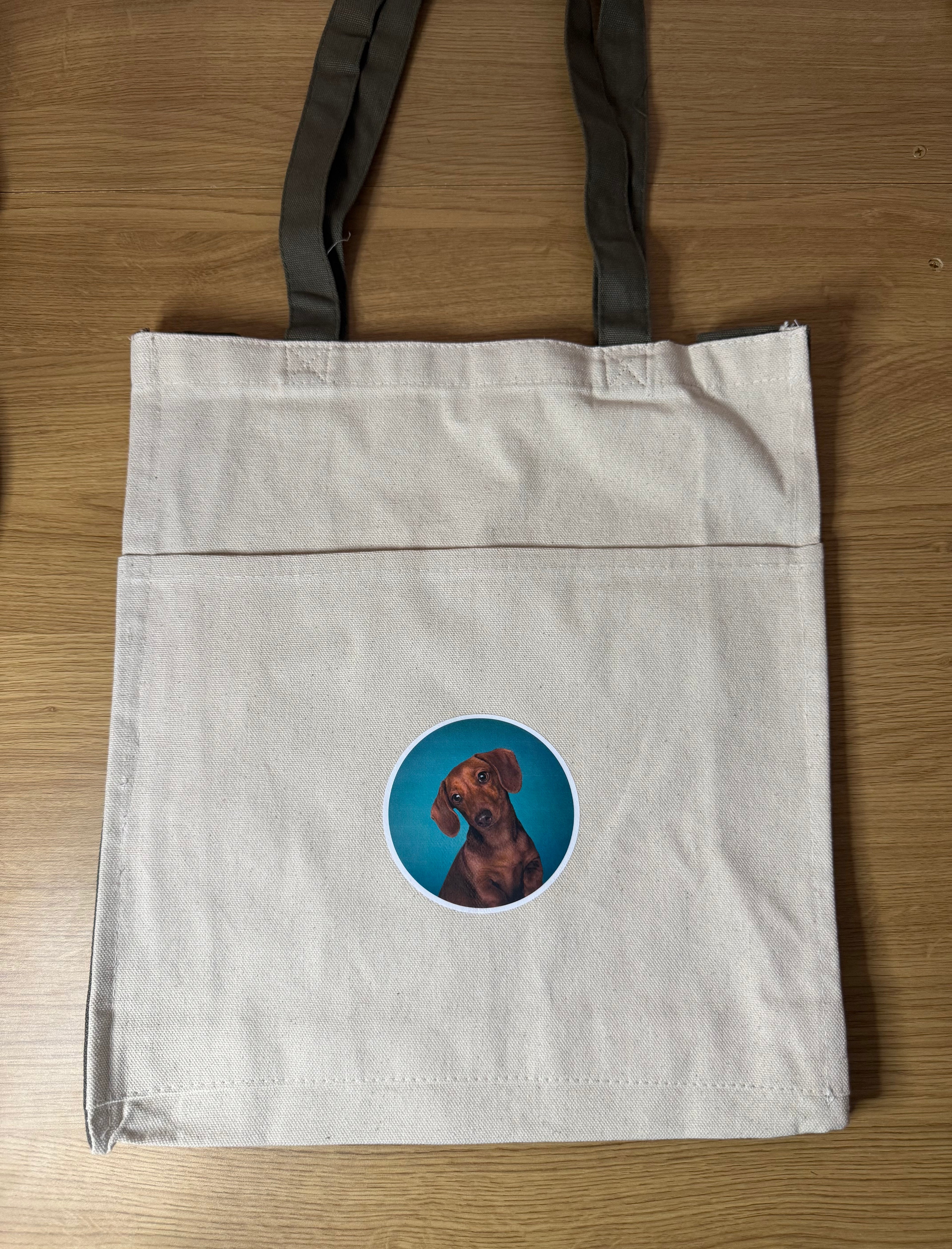 Personalised Animal Lover Canvas Tote Bag - SCRUFFY DOG SCOOP