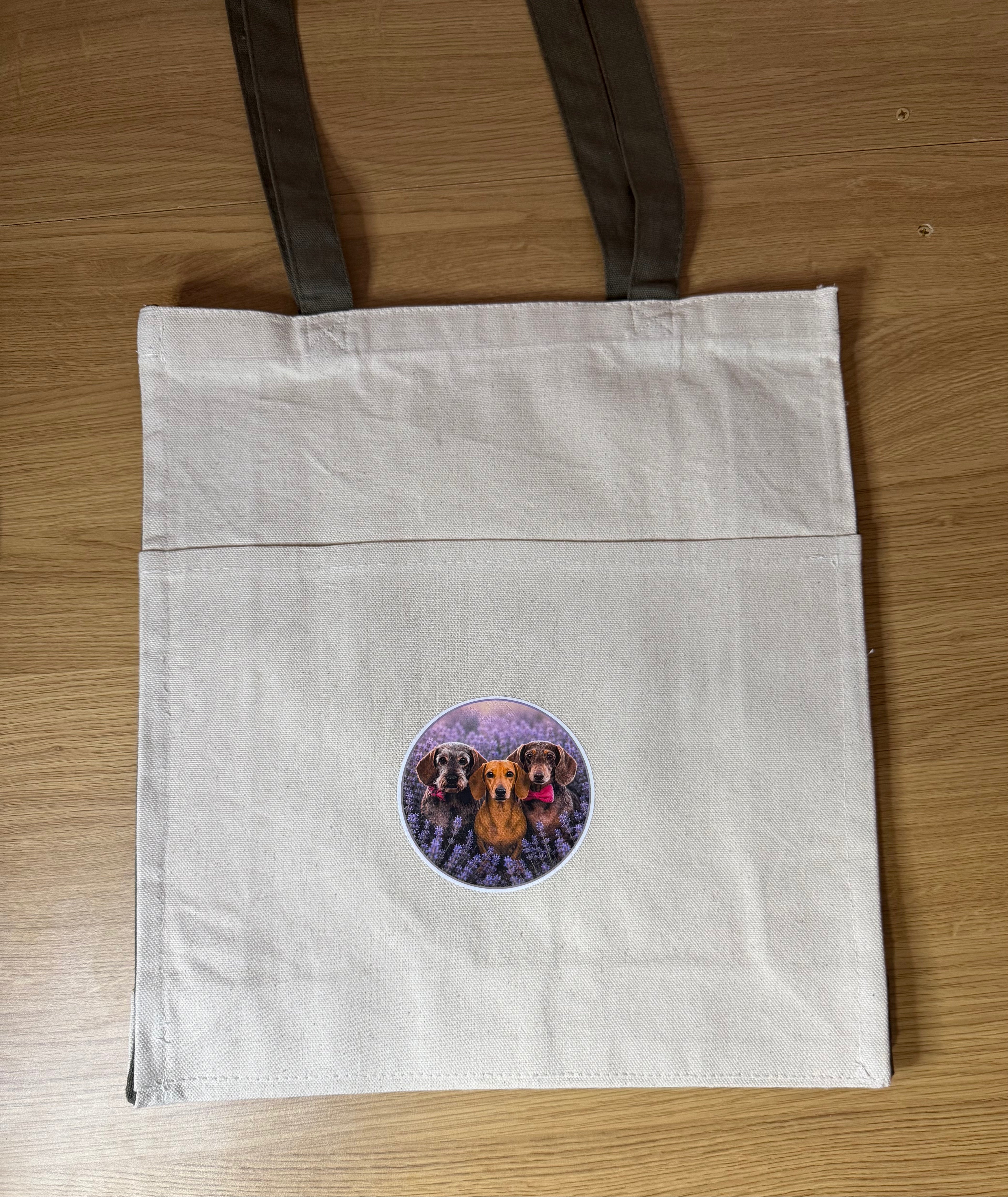 Personalised Animal Lover Canvas Tote Bag - SCRUFFY DOG SCOOP