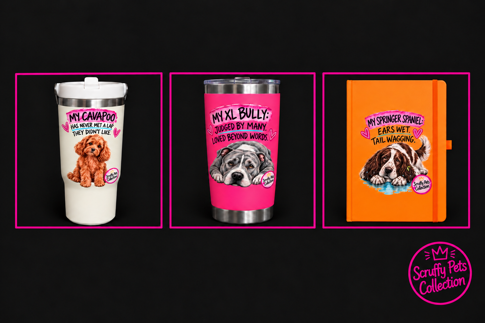 Scruffy Pets Dog Breed Mystery Gift Bundle | 4 Items