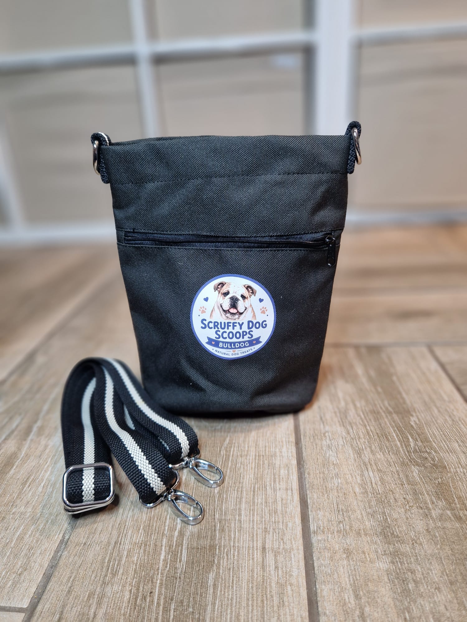 4 X REWARD MIX  & PERSONALISED BREED TREAT BAG  - Scruffy Dog Scoops –  Natural Dog Treat