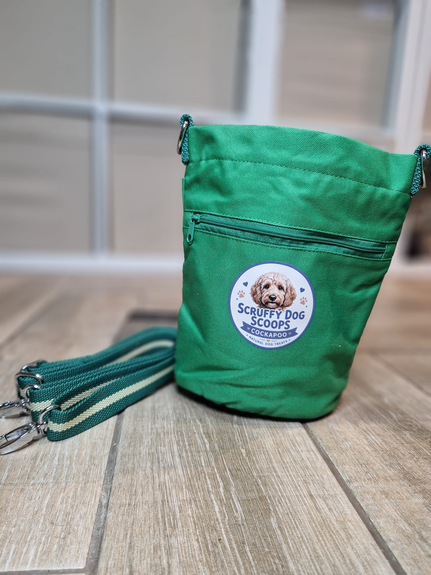 4 X REWARD MIX  & PERSONALISED BREED TREAT BAG  - Scruffy Dog Scoops –  Natural Dog Treat