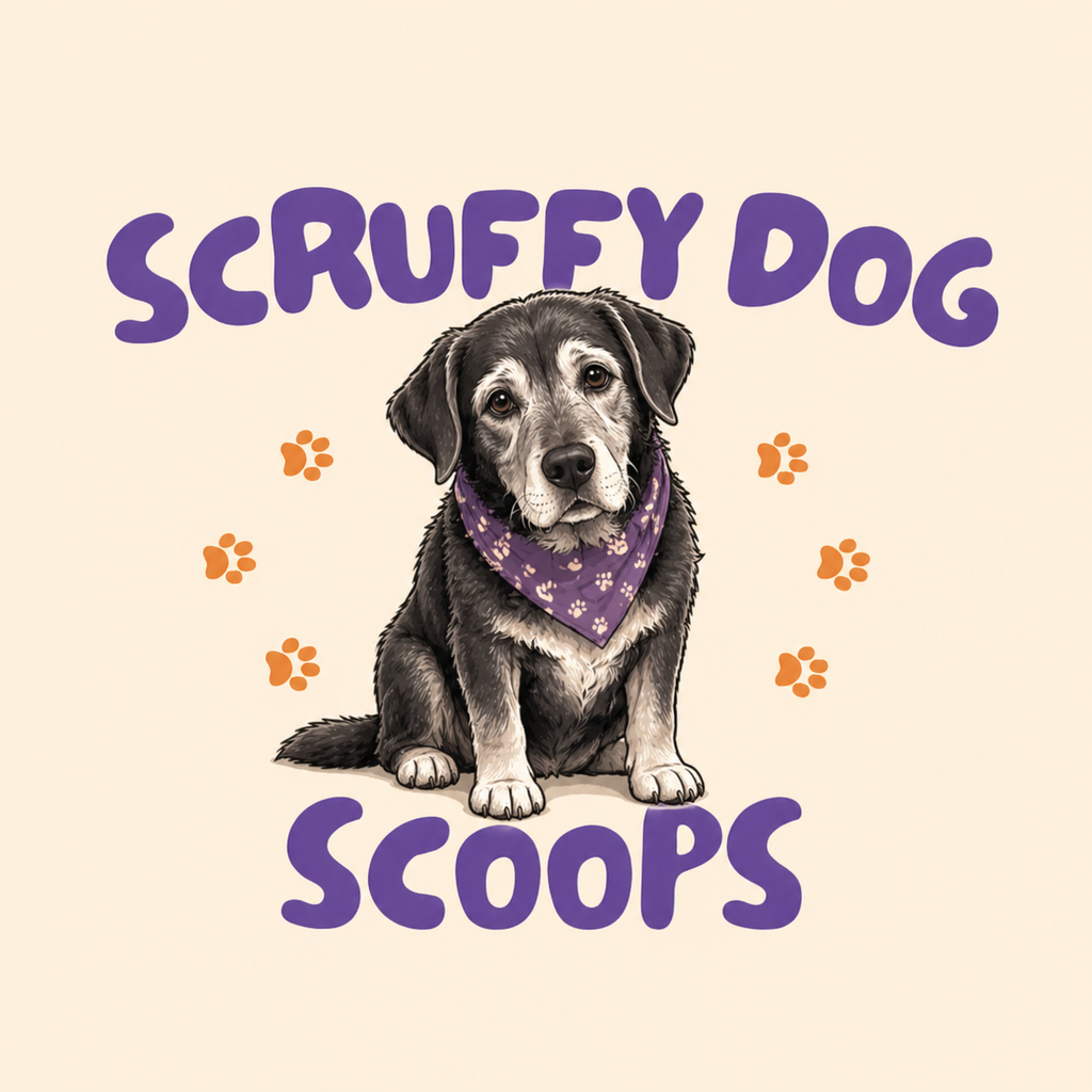 The SENIOR Bag by Scruffy Dog Scoops - Golden Oldie - Easy to chew natural dog treats.